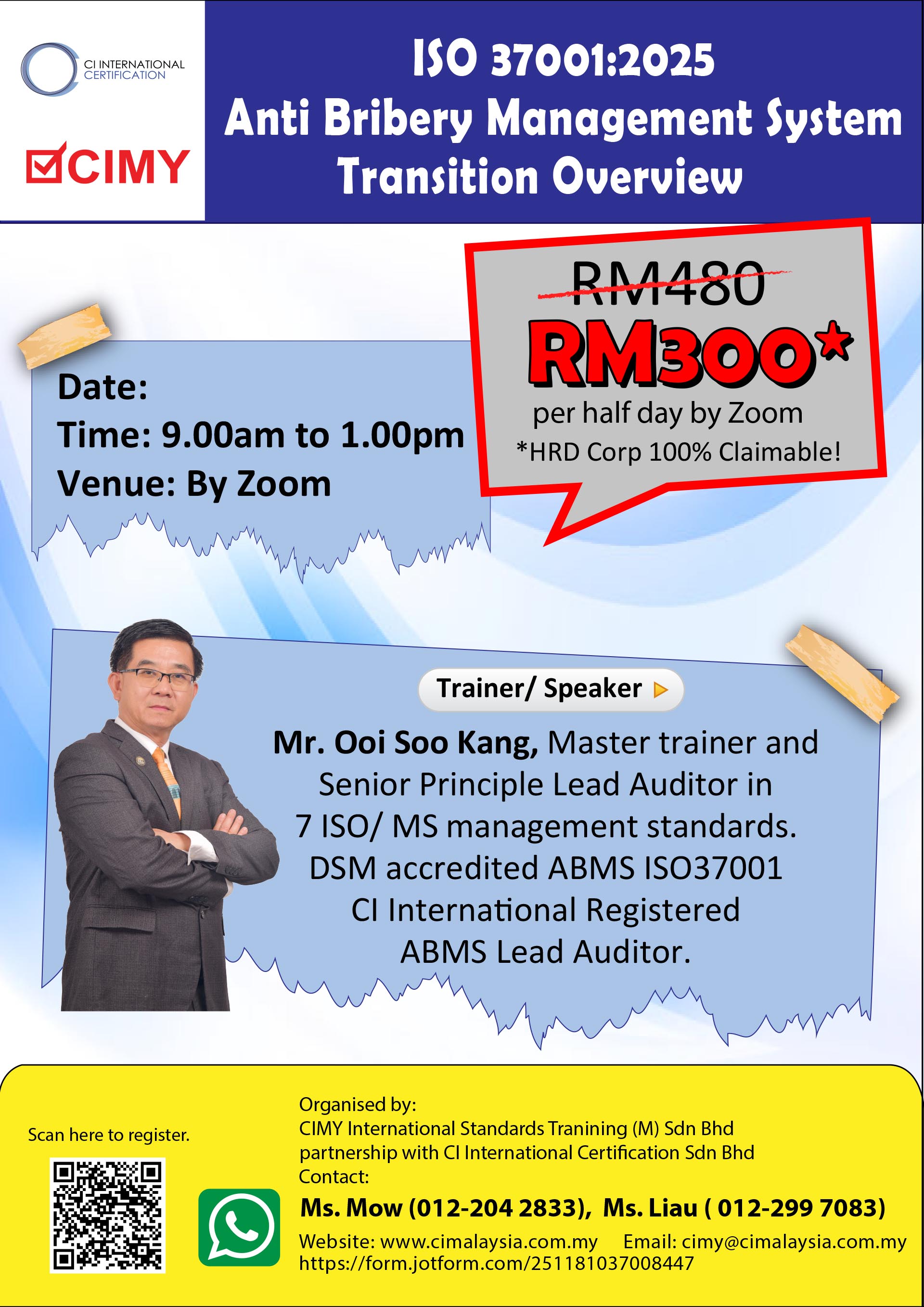 CIMY ISO 37001 Anti Bribery Management System Transition Overview